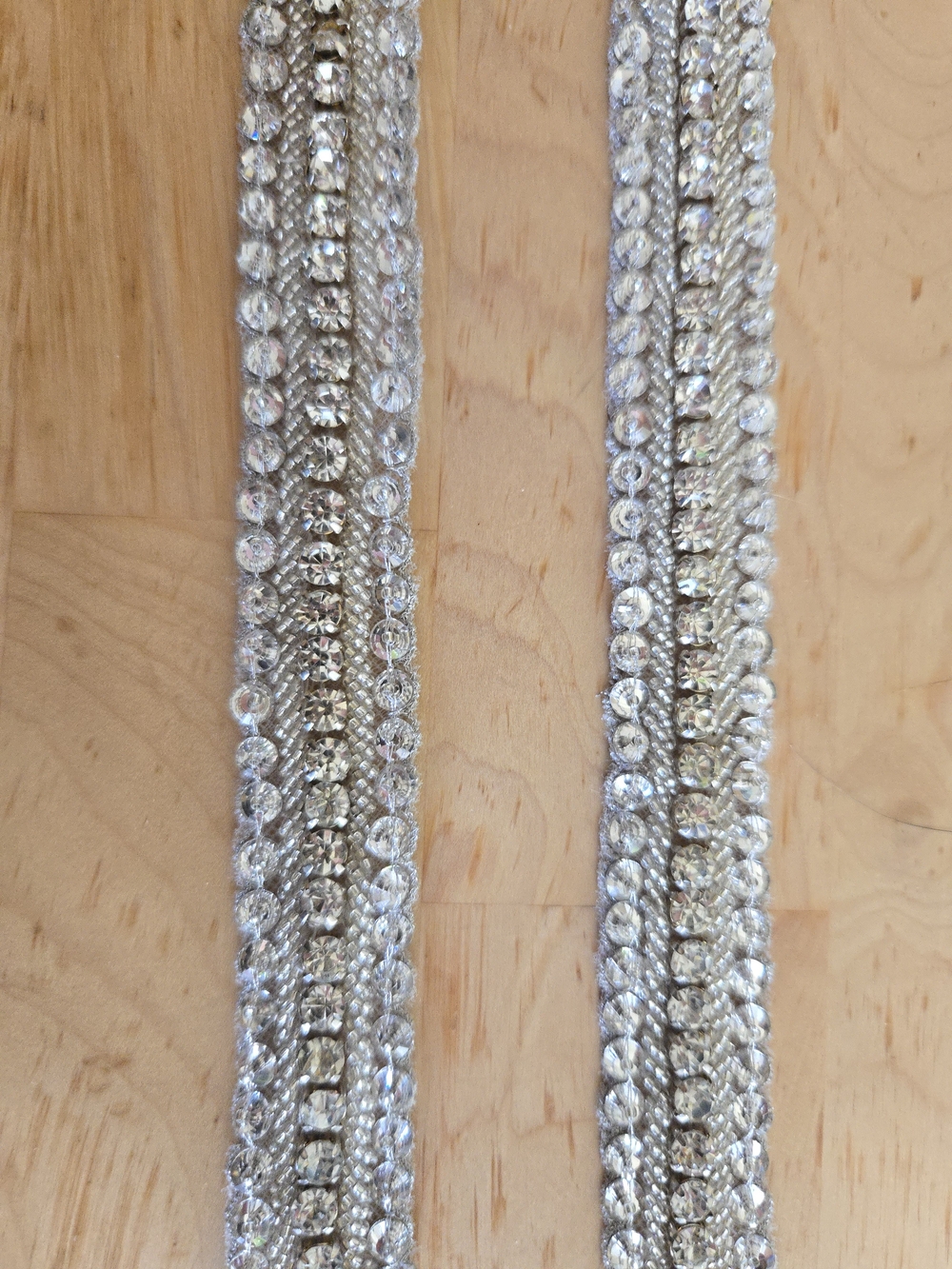 Silver Rhinestone Belt - Picture 2 of 3